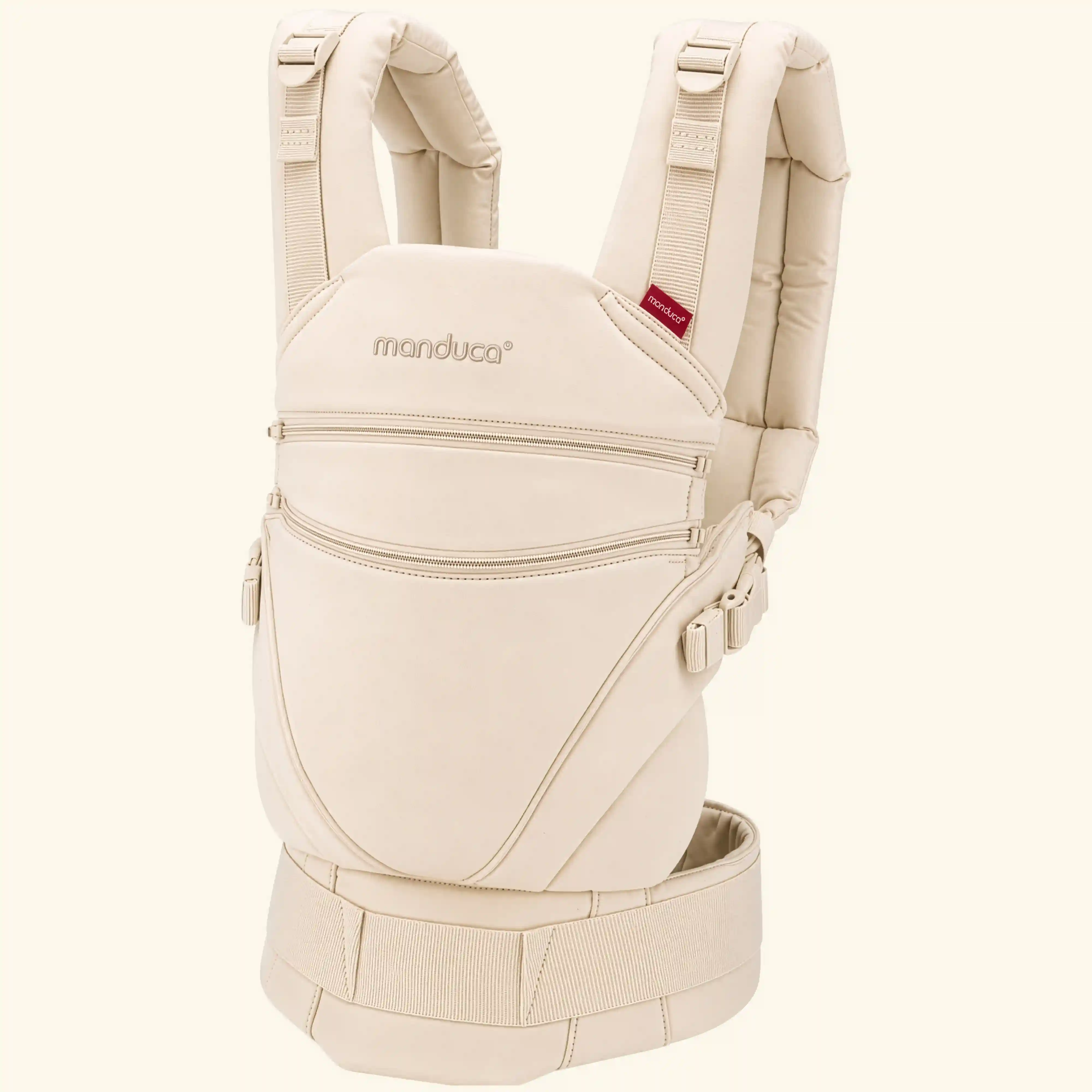 manduca XT Babytrage freigeschnitten in der Farbe Pearl