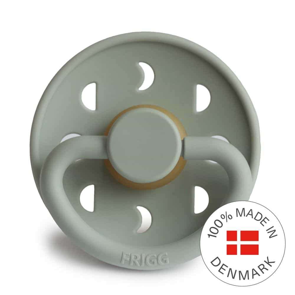 FRIGG Kirsch-Schnuller aus 100% Natur, Cream/Sage