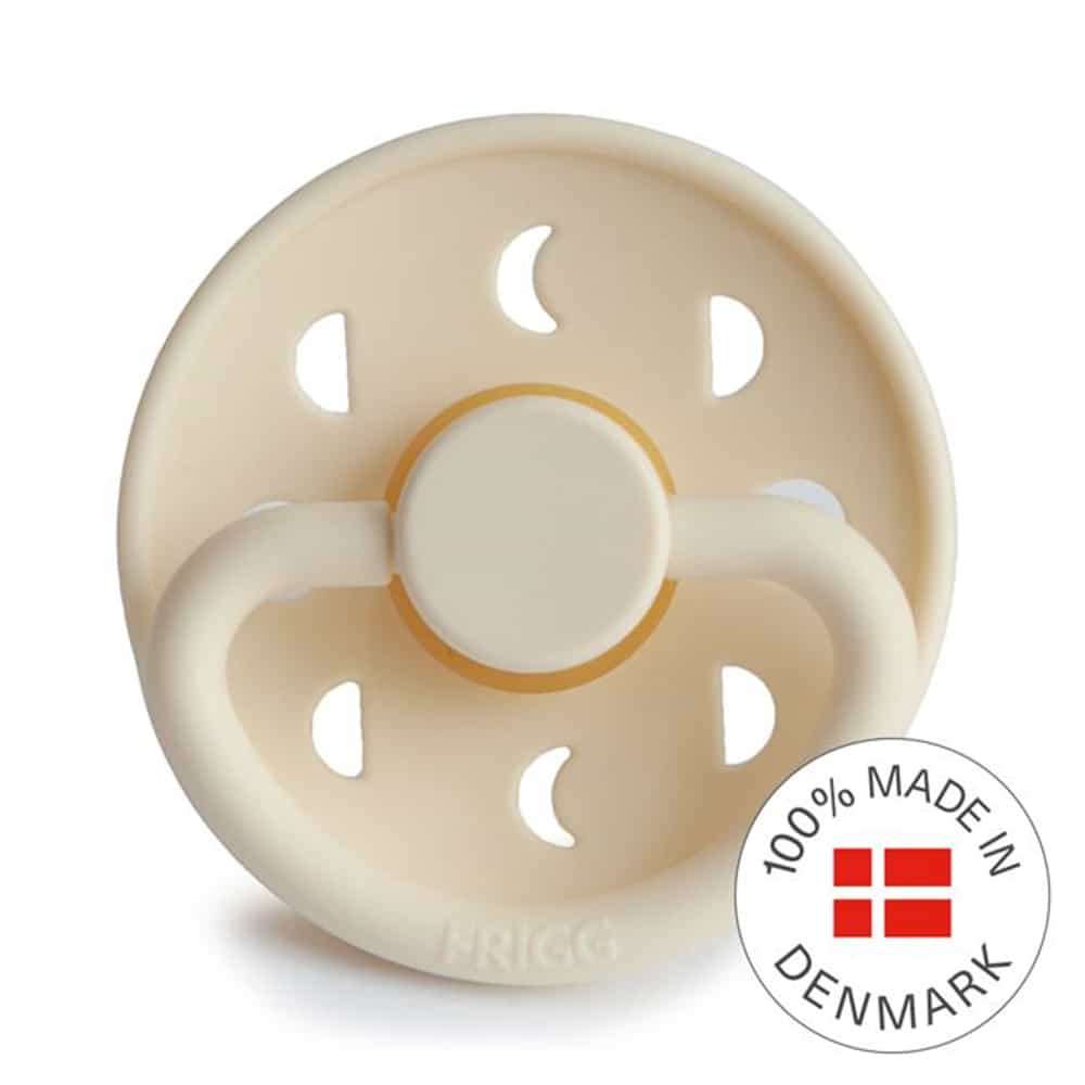 FRIGG Kirsch-Schnuller aus 100% Natur, Cream/Sage