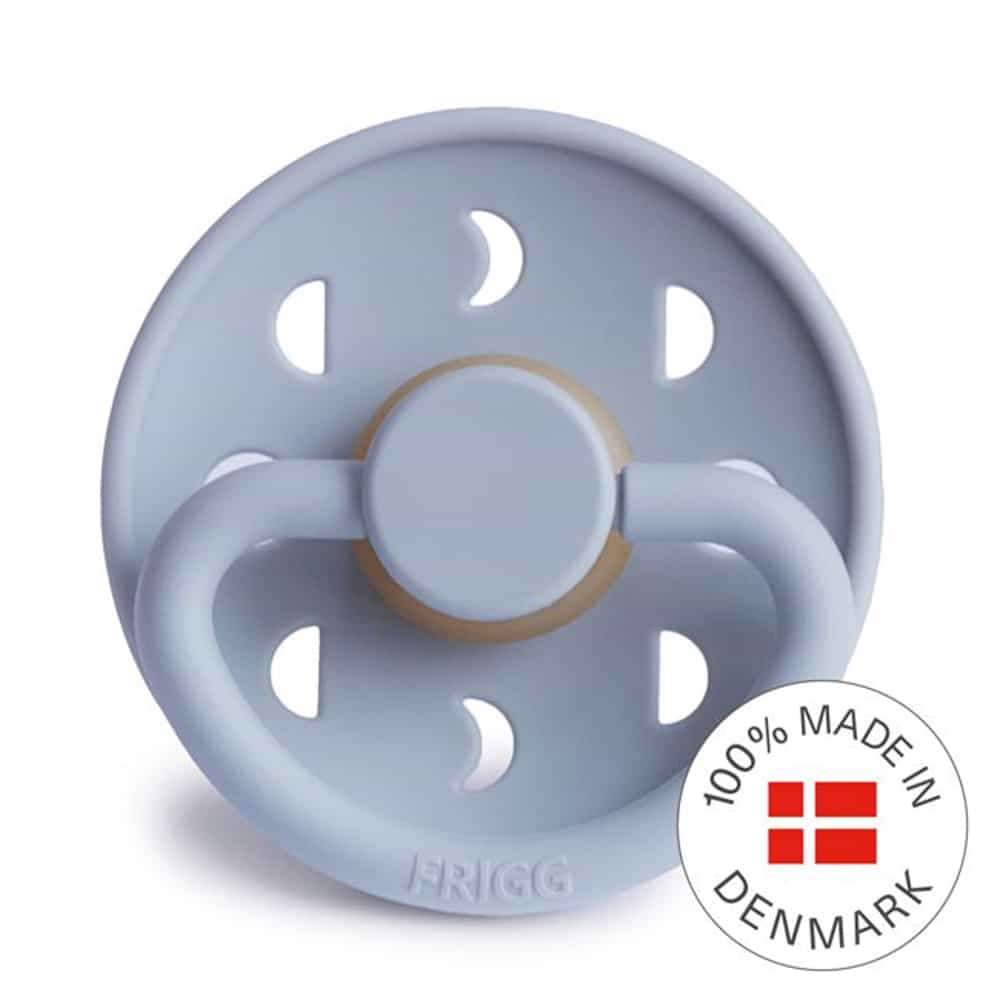 FRIGG Kirsch-Schnuller aus 100% Natur, Blue/Slate