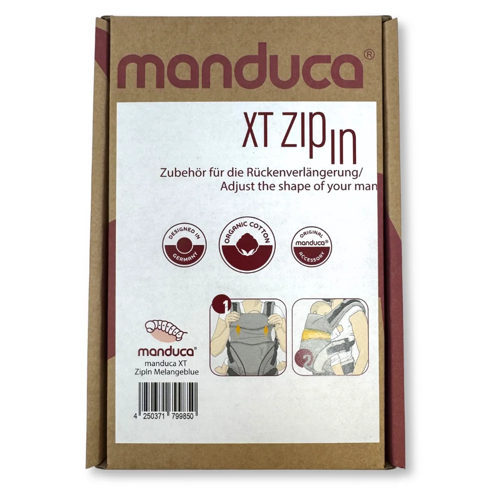 manduca® XT ZipIn, Melange-Blue