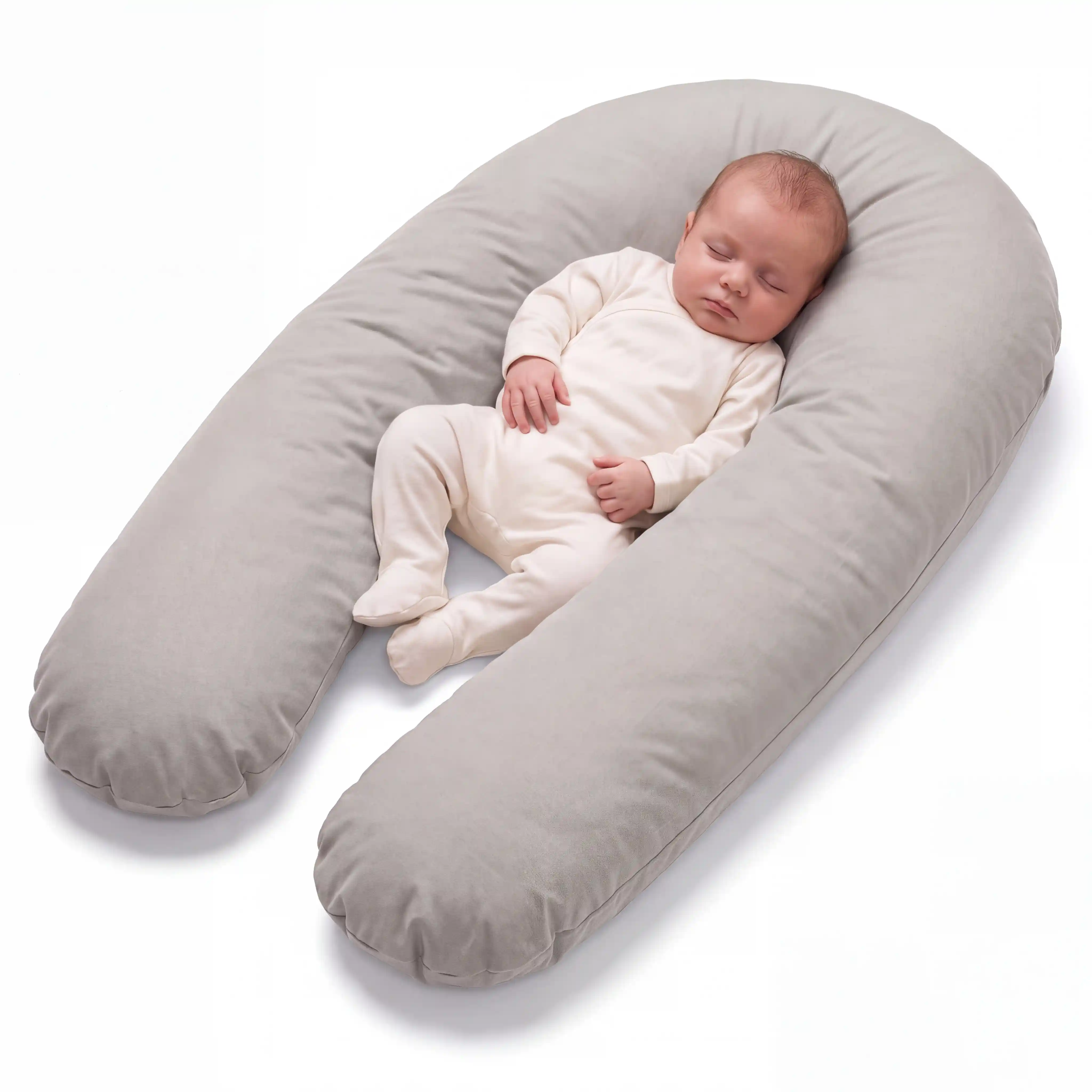 manduca CoPillow Stillkissen Cozy Grey in U-Form